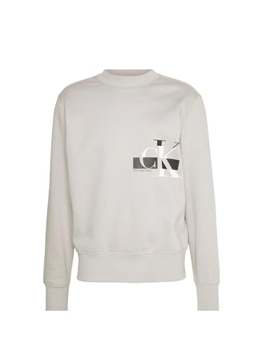 Sweat gris Calvin Klein Jeans J30J324092 pour vos week-ends détente