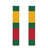 Flagge von Litauen, Banner, Dekoration, festliches Ambiente, für jeden Anlass, Innen- & Außenbereich, Tür, Veranda, mehr Stil 25