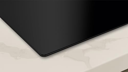 NEFF V58NBS1L0 N 50 Plaque de cuisson à induction avec hotte intégrée 80 cm, extrêmement silencieuse, sans cadre, contrôle tactile, induction combinée, filtre à graisse facile à nettoyer, niveau de