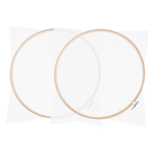 Cabilock Wooden Paper Making Screen Frame 30cm Round Paper Crafting Frame for DIY Handmade Crafts