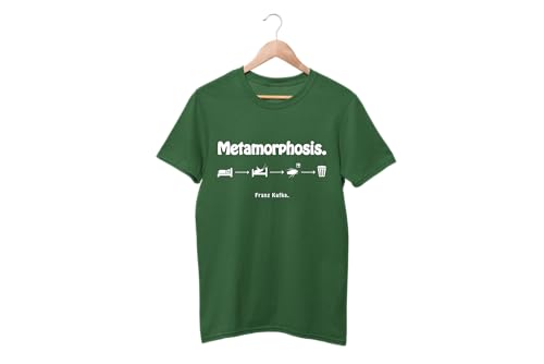 Image of Metamorphosis by Franz Kafka Minimalistic Design Premium 180 GSM 100% Cotton T-Shirt Ultra-Soft, Breathable & Durable Fabric
