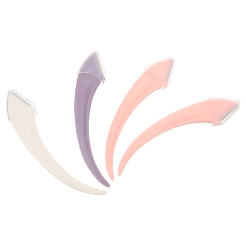 Beatifufu Micro-Serrated Eyebrow Razors 4pcs Set Makeup Shaver Grooming Kit Portable for Travel