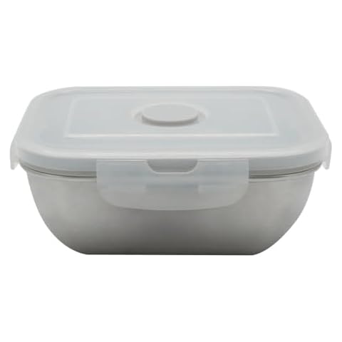 FACKELMANN Stainless Steel Microwave Safe Lunch Box Cover