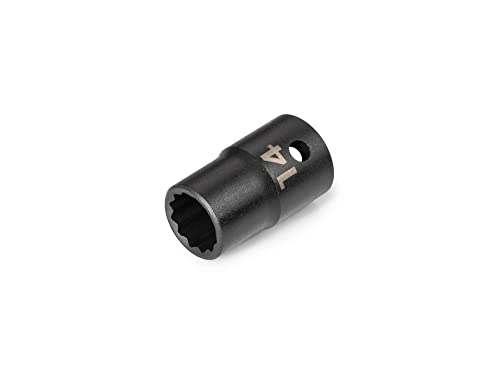 Image of TEKTON 1 /2 Inch Drive x 14 mm Shallow 12-Point Impact Socket | SID22314