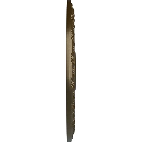Image of Ekena Millwork CM18RABRS Raymond Ceiling Medallion, Brass