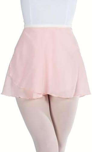 Ballet Skirt Women Chiffon Wrap Skirt Adjustable Tie