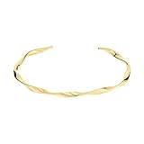 Dieser filigrane LIEBESKIND BERLIN Arm Cuff aus Edelstahl verleihen durch seine gedrehte, einzigartige Form jedem Outfit einen coolen und glamurösen Look