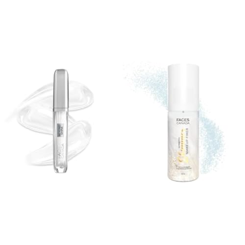 Image of FACESCANADA Beyond Shine Lip Gloss - The OG 07, 3.8ml & Ultime Pro Shimmer Makeup Fixer, 50ml