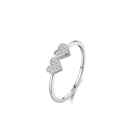 Bague Argent Pierre anti-ternissement hypoallergénique avec zircone cubique