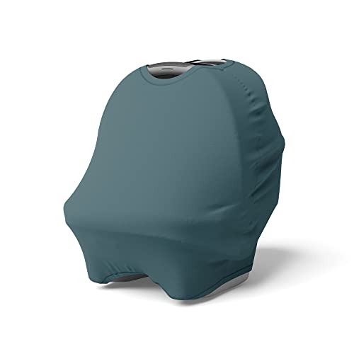Image of Natemia Car Seat Covers for Babies – Multipurpose, Breathable Baby Car Seat Canopy, Nursing Cover- Stretchy 360 Coverage - Breastfeeding Privacy, Shopping Cart and High Chair Cover - Newborn Essential