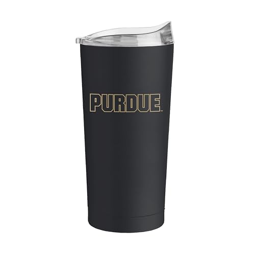 Image of Logo Brands NCAA 20 oz Powder Coat Stainless Tumbler -Double-Wall Insulated Everday Tumbler for Hot or Cold Drinks, High Lip Lid, Team Color