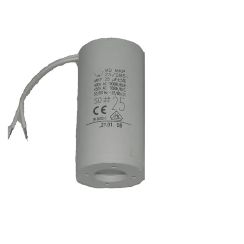 Condensateur à film 25uF 450V AC haute isolation pour démarrage et fonctionnement permanent