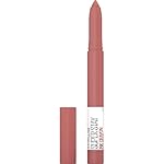Maybelline Super Stay Ink Crayon Lipstick Makeup, Precision Tip Matte Lip Crayon with Built-in Sharpener, Longwear Up To 8Hrs, Achieve It All, Brown Nude, 1 Count