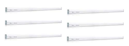 Image of Philips Slimline Advance 25-Watt 2500-lumen Metal Batten Tubelight (Pack of 6) (Warm White) (Study Room Specialist)