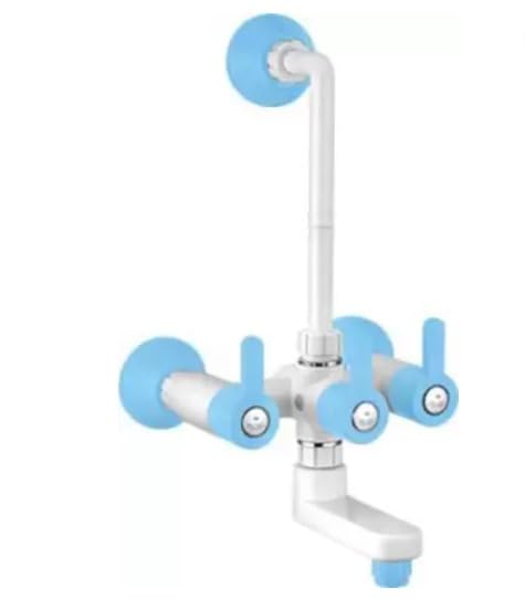 Wall Mixer Foam Flow L-Bend with flange3-in-1|Prayag | Wall Mixer with L Bend and Overhead Shower Provision - Bathroom Tap Superior Plastic Taps (PTMT) (B0DFTVB9DT) Amazon Price History, Amazon Price Tracker
