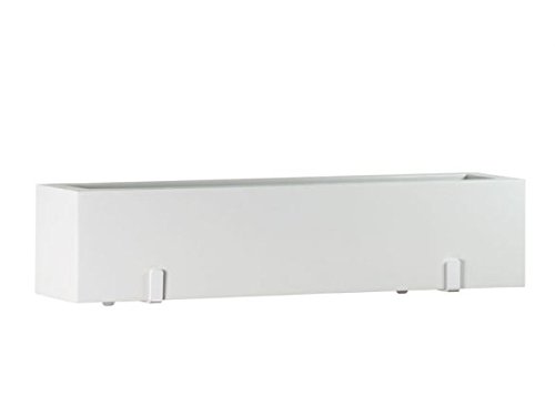 48 Inch Modern White Window Box Planter