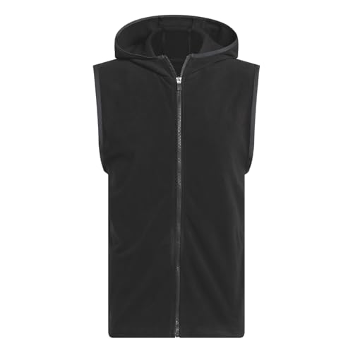 adidas Men's Ultimate365 Fleece Hoodie Full-Zip Vest,...