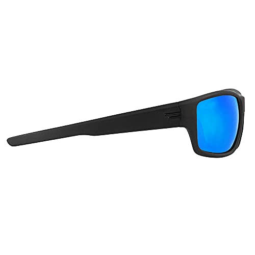 Image of TOROE Performance Eyewear FIELD All Black Sports Polarized Sunglasses w /Hydrophobic Coating Polycarbonate AR Lenses