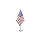 AZ FLAG - Prestige Tischflagge Usa Vereinigte Staaten 22x15 cm Metall - Vereinigten Staaten Von Amerika Tischfahne 15 x 22 Cm - Flaggen