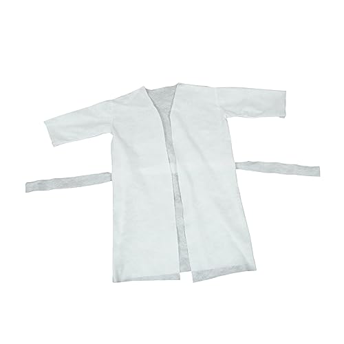 KOMBIUDA Cotton Bathrobe Thickened Home Hotel Salon Spa Use Disposable Skirt Bathing Garment