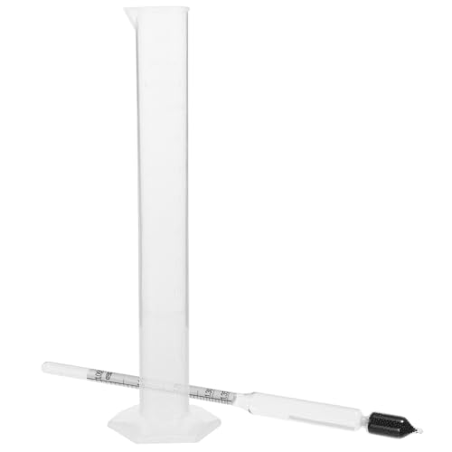 SOIMISS Hidrómetro de Masa Cilindro Graduado de Plástico 0-35 Probeta de Medición Portátil para Cocina Instrumento Preciso para Densidad de Fideos y Masa