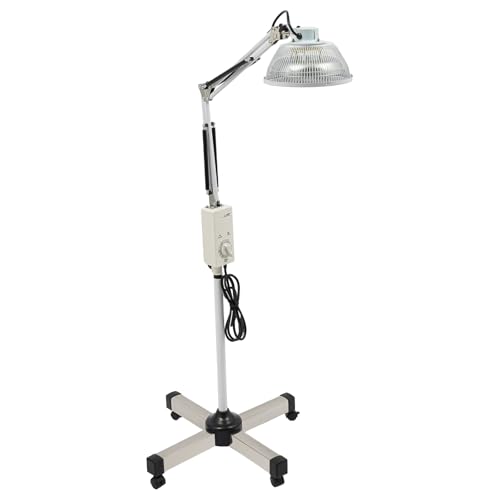 Image of Far Infrared Mineral Heat Lamp, 250W Infrared Light Therapy, Heat Lamp, Pain Relief Device for Body Face, Physiotherapy Lamp Can Treat All Kinds of Pain for Adults, Children, Teens, Seniors