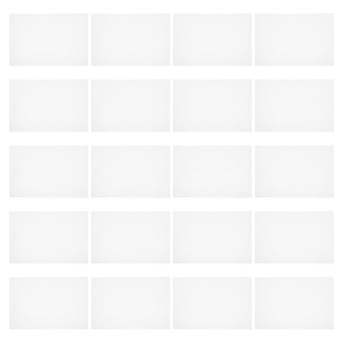 WOONEKY Láminas Adhesivas Termofusibles para Planchar Telas Parche Termoadhesivo de Doble Cara Tamaño 20X30 CM Pack de 20 Unidades Pegamento para Costura y Manualidades