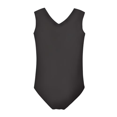Image of Xpyiqun Swimsuits for Girls 3-14 V Neck Sleeveless Bathing Suit Summer Sport One Piece Swimwear Beach Swimming