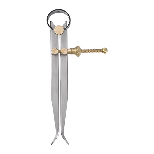Image of sourcing map Spring Joint Caliper 6 inch / 150mm Steel Spring Inside Caliper with Brass Fulcrum for Wood Turning Lathe Work
