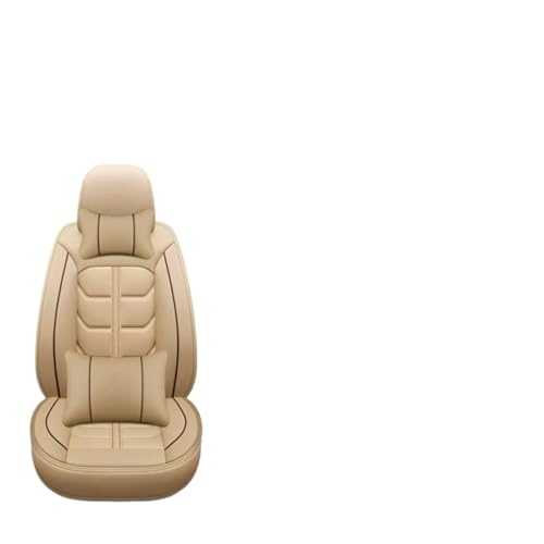 Couvre-siège voiture 3D beige pour des voyages confortables en famille