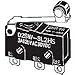 D2SW-3L2TS, Switch Snap Action N.O./N.C. SPDT Hinge Roller Lever 3A 250VAC 30VDC 0.59N Screw Mount Quick Connect (5 Items)