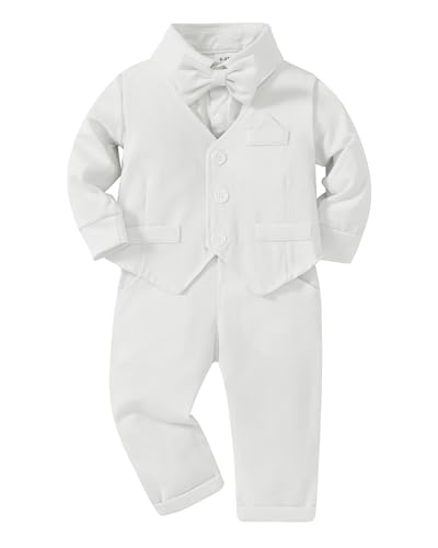 Toddler Baby Boy 4PCS Gentleman Suit Set