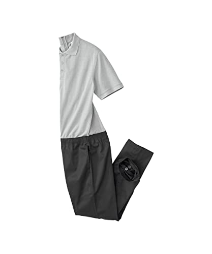 Men’s Stay Dressed Adaptive Jumpsuit With Short Sleeve Polo Shirt2