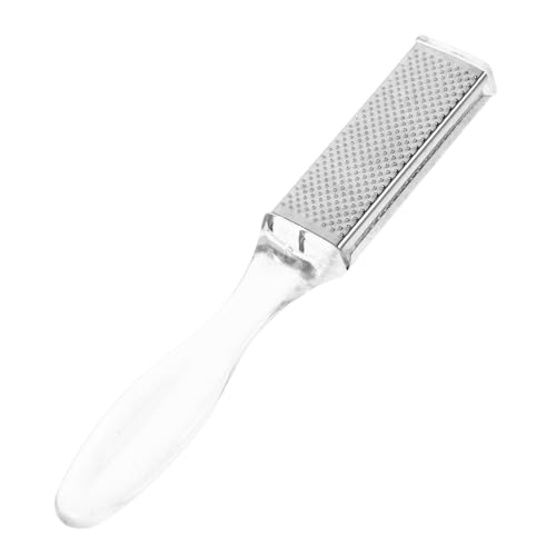 MUSISALY Lima de Pedicura Acero Inoxidable para Callos y Durezas Mango Antideslizante y Diseño Compacto Adecuado para Cuidado Personal y Profesional