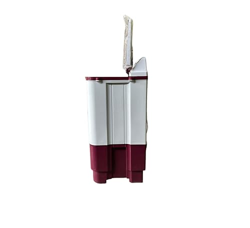 Image of Voltas Beko 7 kg Semi-Automatic Top Load Washing Machine, 5 Star Rating, Burgundy, WTT70DLIM