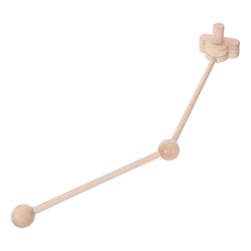 Support en bois beige Outanaya pour mobile de lit bébé ajustable