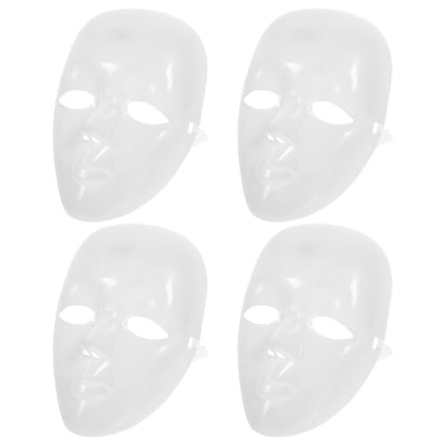 Masque blanc à peindre pour atelier créatif et bal Halloween