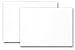 Super Smooth 100# White 5x7 Blank Card- 100 Pack