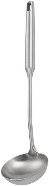 Silverware Flatware Set, 1/4/6/8 Pcs 304 Stainless Steel Soup Spoon Household Thick Long Handle Hot Pot Spoon Hotel Kitchen Public Soup Spoon Tableware(4 Pieces)