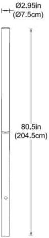 Miniatura 4 de Poste de luz de aluminio Lutec de 80 pulgadas, poste superior no incluido