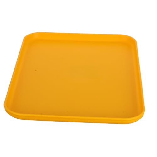 TOPPERFUN Bandeja Cuadrada Grande para Servir Comida Aperitivos Y Frutas con Asas Bandeja Grande para Servir Bandeja para Servir En El Hogar Bandejas para Servir Bandeja Cuadrada para