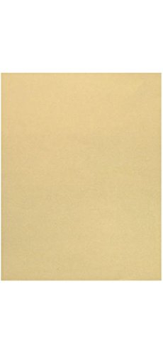 Image of LUXPaper A2 Flat Cards | 4 1 /4 inch x 5 1 /2 inch | Blonde Metallic | 107lb. Cover | 50 Qty