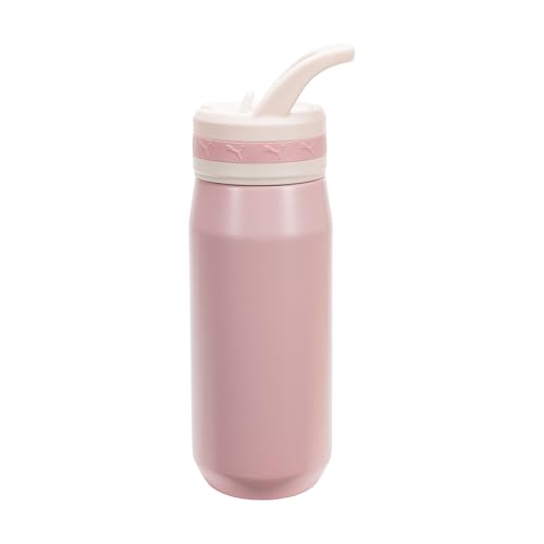 Image of PUMA unisex-adult 18oz Insulated Stainless Steel Water Bottle With Straw & Carry Handle