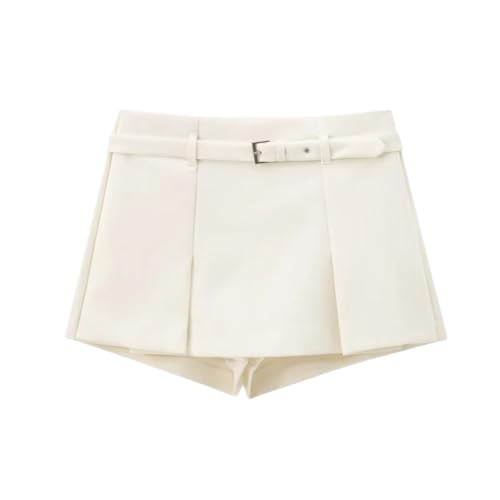 Short d'été décontracté amincissant en toile unie stretch pour sublimer la silhouette féminine