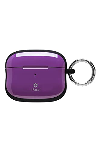 iFace First Class AirPods Pro 第1世代 専用 ケース (グレープ)【カラビナ付き アイフェイス 韓国 airpodsプロケース airpodsぷろケース 第一世代】