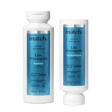Kit Match Liso Prolongado: Shampoo 300ml + Condicionador 280ml Kit Match Liso Prolongado: Shampoo 300ml + Condicionador 280ml