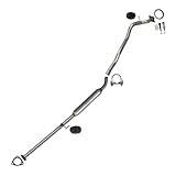 Exhaust Resonator Pipe Compatible for 1997-2001 Honda CR-V 2.0L | Stainless Steel | Northeastern Exhaust | Free Gaskets, Hangers, Clamp, and Bolt Kit Included