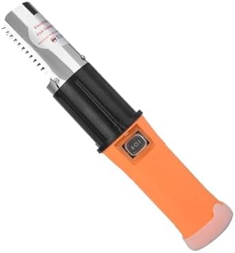 Electric Fish Scale Remover - Waterproof 12V Rechargeable Motor, Powerful Fish Scaling Tool, Includes 2 Batteries, Efficient Electric Scraper for Quick Fish Preparation