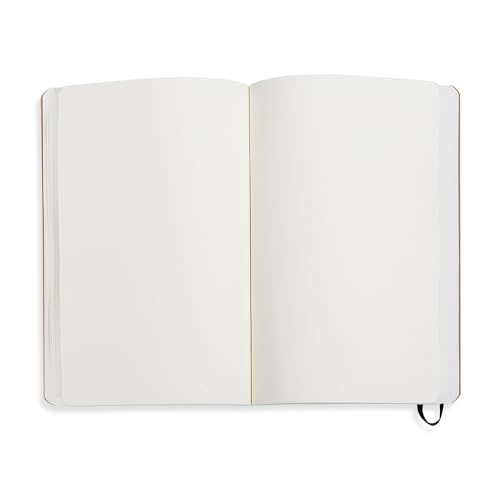 Caderneta Caderno Moleskine em Kraft Sem Pauta 80 Páginas Amareladas Caderno Bullet Journal