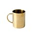 Fxzmjn Gold Creative Gold Retro Tasses Cupper Plaqué Coupe 1PC Double Double Double Durée De Thé Tea Tea Petit Déjeuner Porcelaine Coupe Porcelaine Boire (Color : Gold)